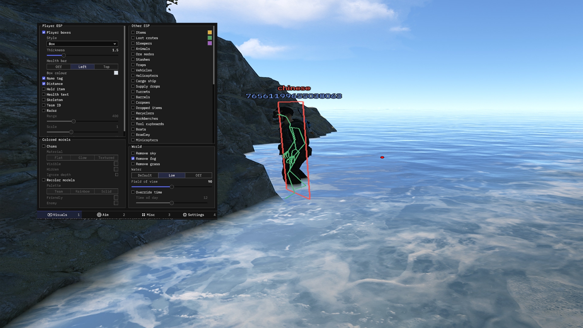 Prologue Rust Private, Rust cheat